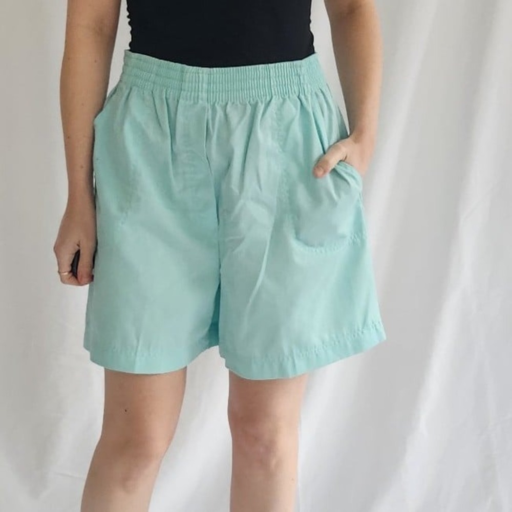 80s/90s Aqua Shorts